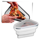 Boite extensible de conservation de pizza