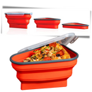 Boite extensible de conservation de pizza