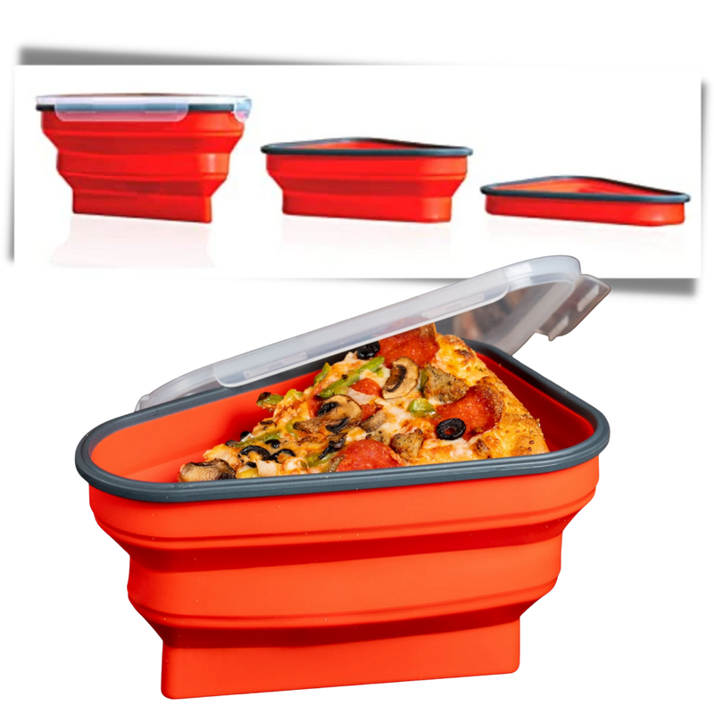 Boite extensible de conservation de pizza
