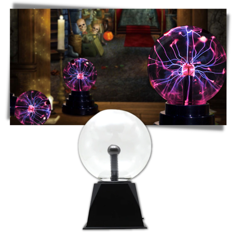 Lampe boule plasma magique
