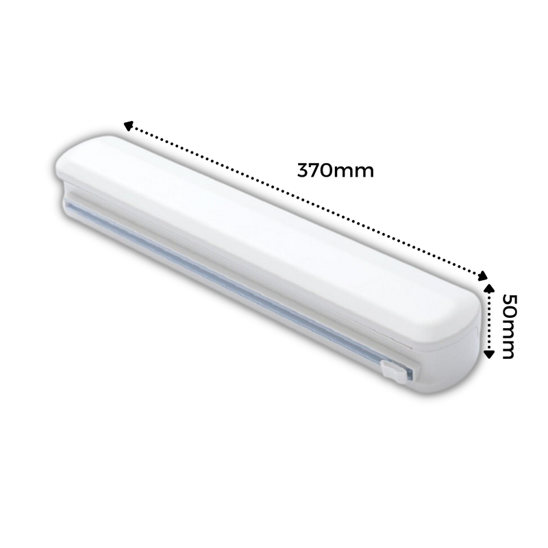 Distributeur et coupeur de film alimentaire en plastique