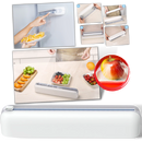 Distributeur et coupeur de film alimentaire en plastique