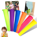 Pack de 5 moules en silicone pour sucettes glacées