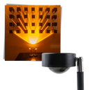 Lampe de bureau avec projecteur de lumière colorée LED