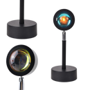 Lampe de bureau avec projecteur de lumière colorée LED