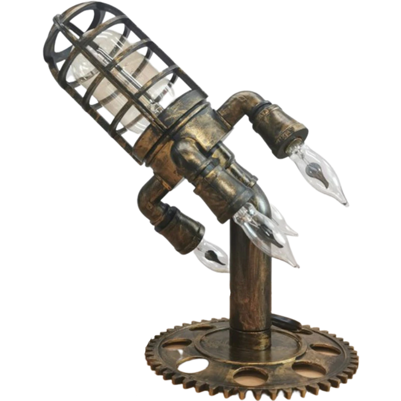 Lampe LED en forme de fusée