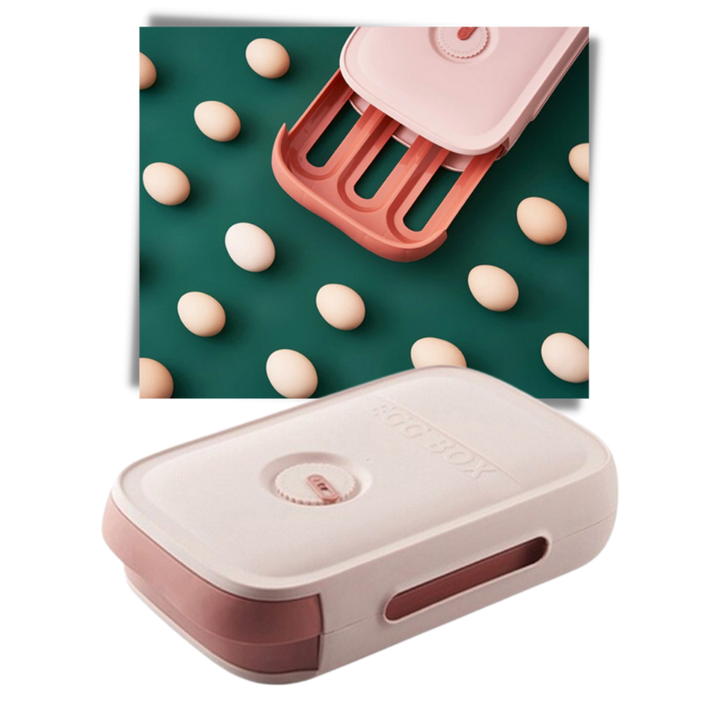 Boîte de rangement d'œufs à tiroir