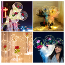 Magnifique ballon LED à rose en DIY