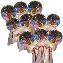 Magnifique ballon LED à rose en DIY