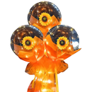 Magnifique ballon LED à rose en DIY