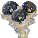 Magnifique ballon LED à rose en DIY