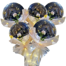 Magnifique ballon LED à rose en DIY