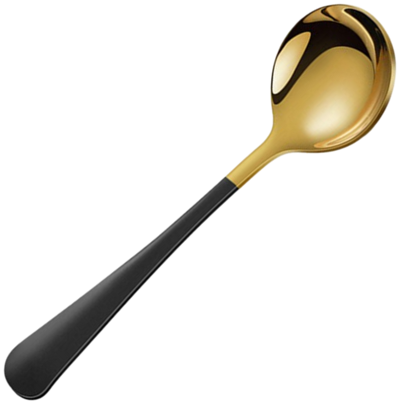 Lot de 2 cuillères en acier inoxydable