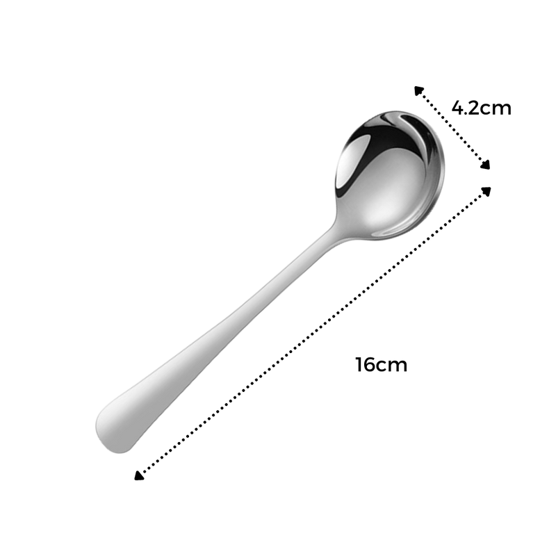 Lot de 2 cuillères en acier inoxydable