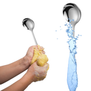 Lot de 2 cuillères en acier inoxydable