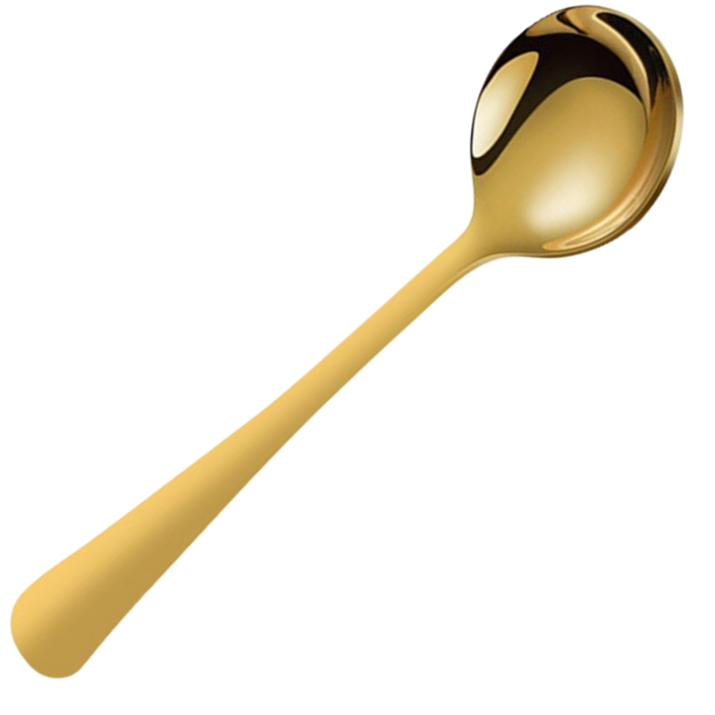 Lot de 2 cuillères en acier inoxydable