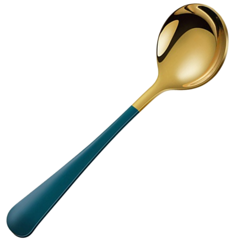 Lot de 2 cuillères en acier inoxydable