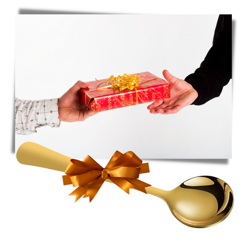 Lot de 2 cuillères en acier inoxydable