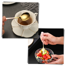 Lot de 2 cuillères en acier inoxydable