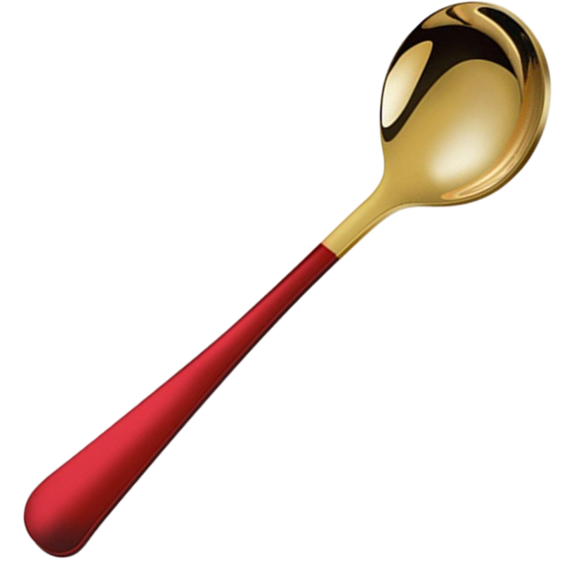 Lot de 2 cuillères en acier inoxydable