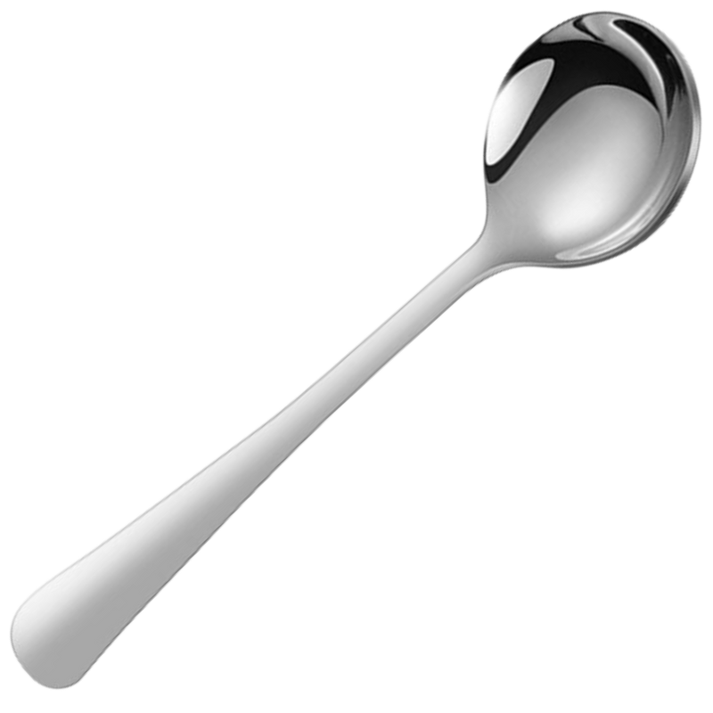 Lot de 2 cuillères en acier inoxydable