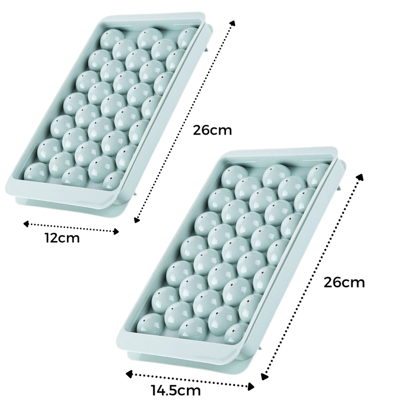 Set de moules à glaçons ronds