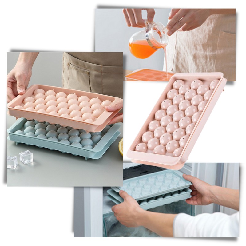 Set de moules à glaçons ronds