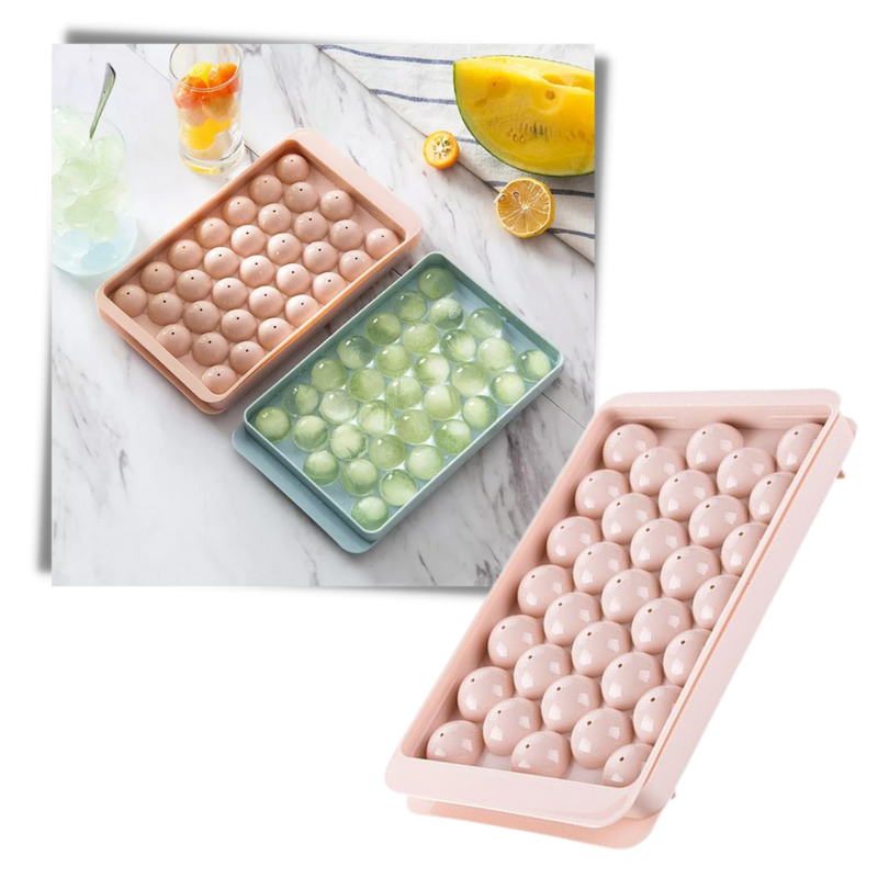 Set de moules à glaçons ronds