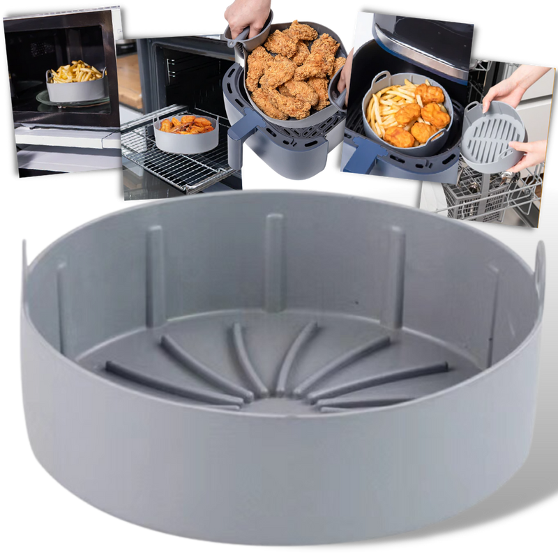 Poêle en silicone réutilisable pour friteuse à air