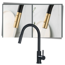 Robinet de cuisine flexible avec capteur