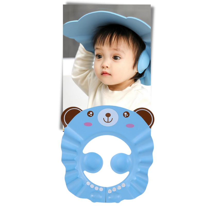 Bonnet de douche et protège-oreilles pour enfants