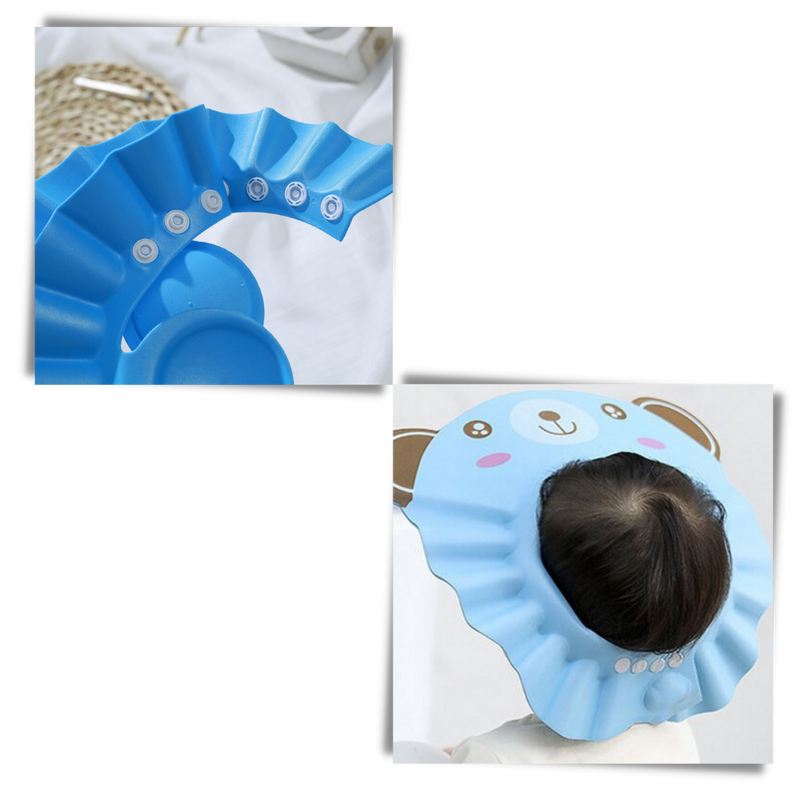 Bonnet de douche et protège-oreilles pour enfants