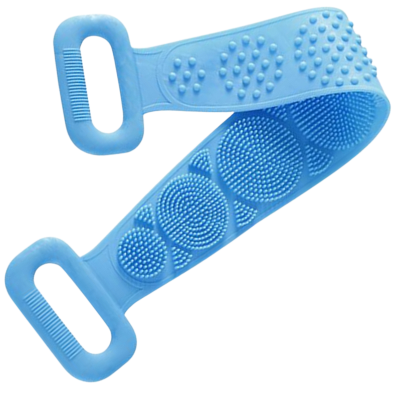 Exfoliant en silicone extensible pour le corps