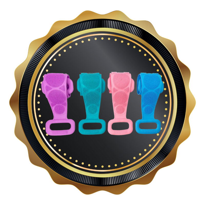 Exfoliant en silicone extensible pour le corps