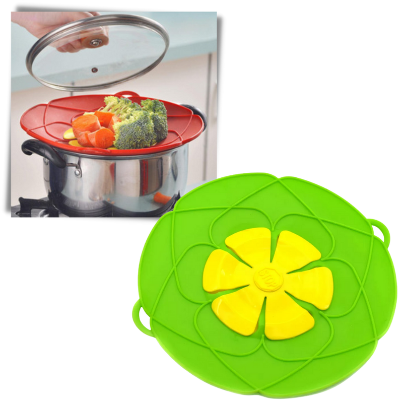Couverture en silicone pour casseroles et marmites