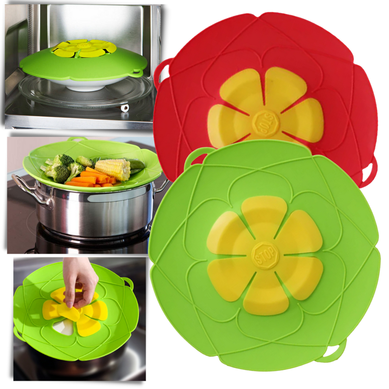 Couverture en silicone pour casseroles et marmites