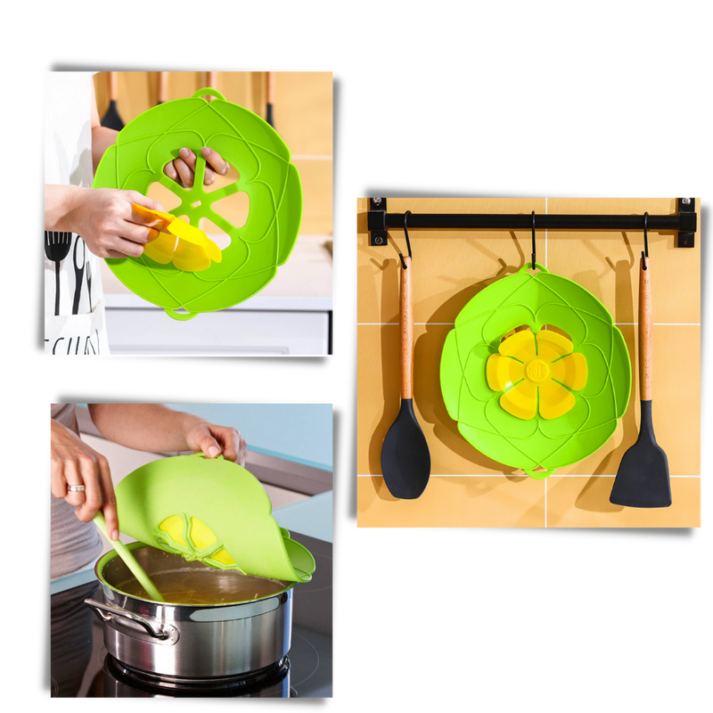 Couverture en silicone pour casseroles et marmites