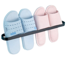 Support mural en aluminium pour pantoufles