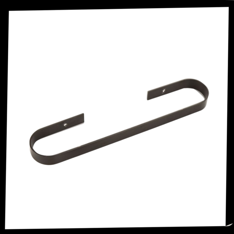 Support mural en aluminium pour pantoufles