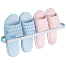 Support mural en aluminium pour pantoufles