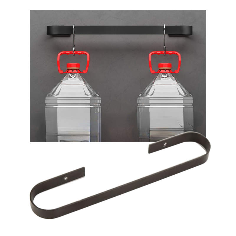 Support mural en aluminium pour pantoufles