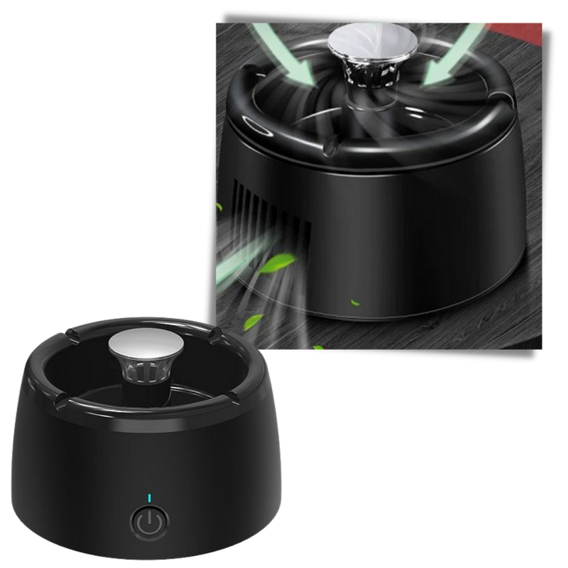 Cendrier de désenfumage intelligent