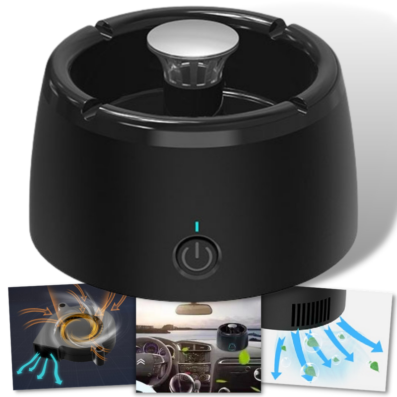 Cendrier de désenfumage intelligent