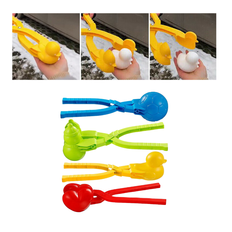 Lot de 4 kits de fabrication de boules de neige