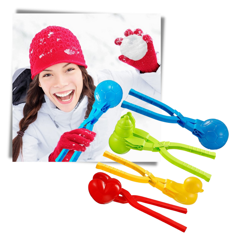 Lot de 4 kits de fabrication de boules de neige