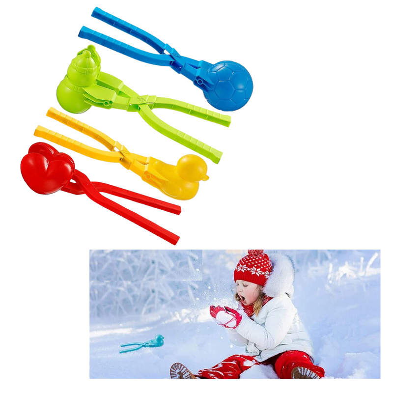 Lot de 4 kits de fabrication de boules de neige