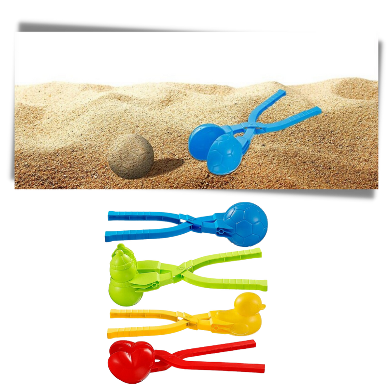Lot de 4 kits de fabrication de boules de neige