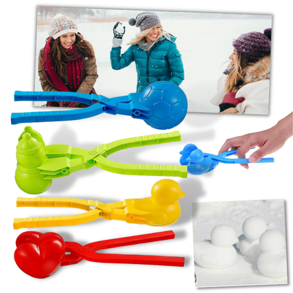Lot de 4 kits de fabrication de boules de neige