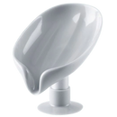 Porte-savon en forme de feuille avec égouttoir