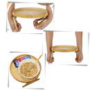 Table d'accoudoir en bois pliable